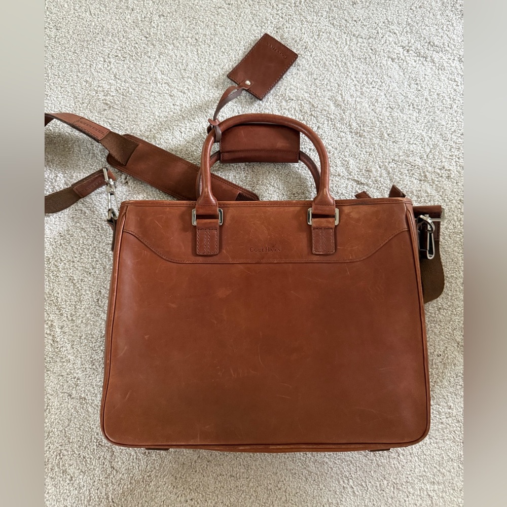 Cole Haan Leather Briefcase